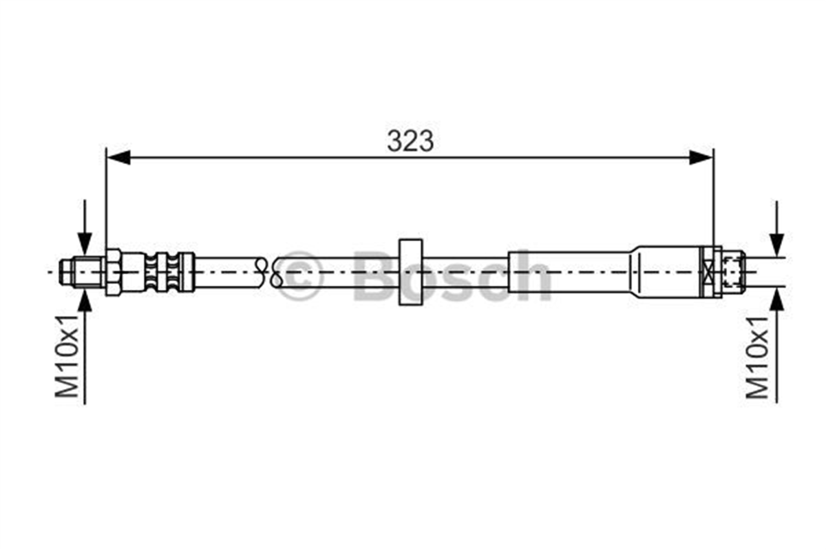 BOSCH 1987476293 - Fren Hortumu Arka - Vw A6