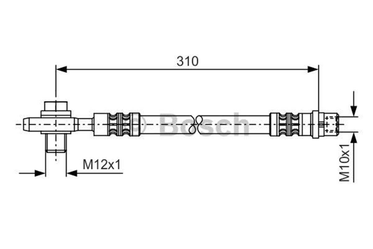 BOSCH 1987476308 - Fren Hortumu Arka - Vw Passat