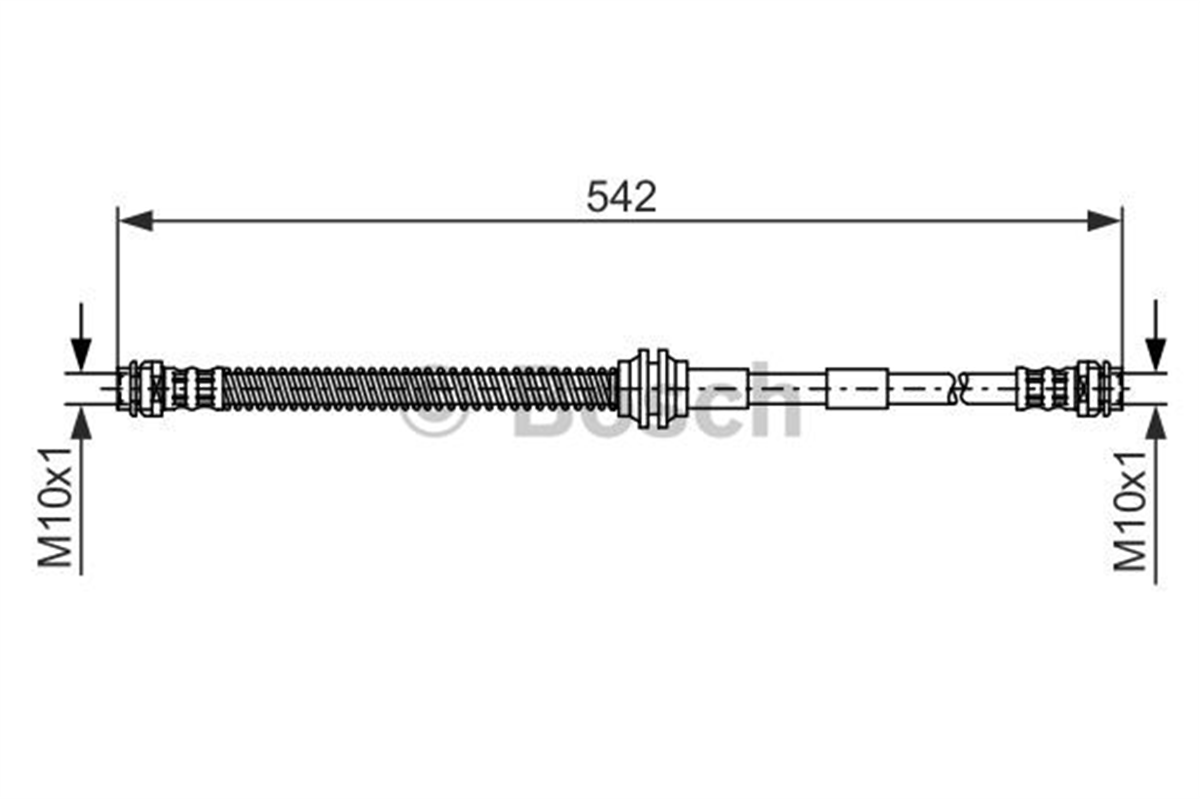 BOSCH 1987476325 - Fren Hortumu Ön - Vw Touareg-q7-cayenne