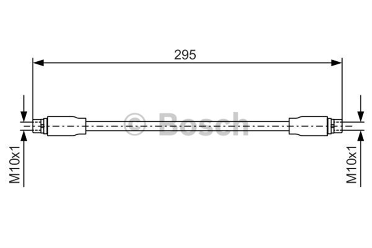 BOSCH 1987476717 - Fren Hortumu Ön - Vw Passat-a4-a6