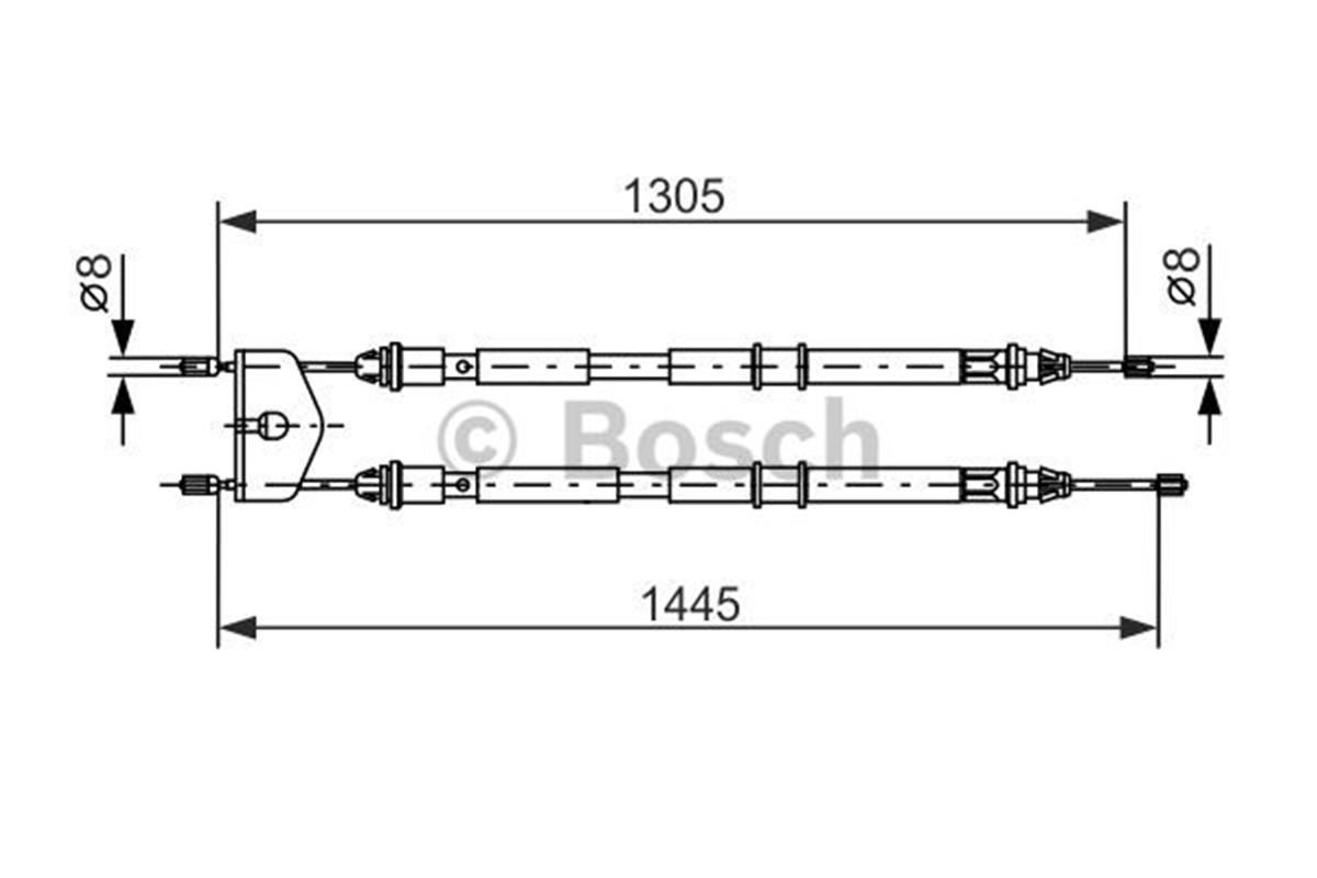 BOSCH 1987477732 - El Fren Teli - Ford Fiesta/fusion