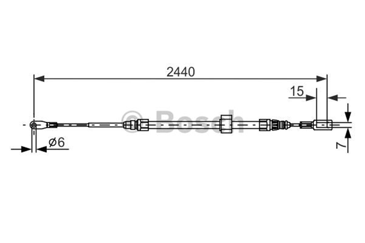 BOSCH 1987477880 - El Fren Teli - Bmw Sprt.412,413.cdi .lt46