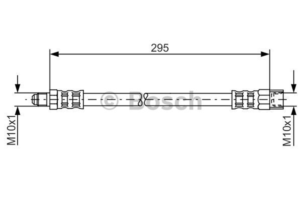 BOSCH 1987481015 - Fren Hortumu Arka - Volvo Xc90