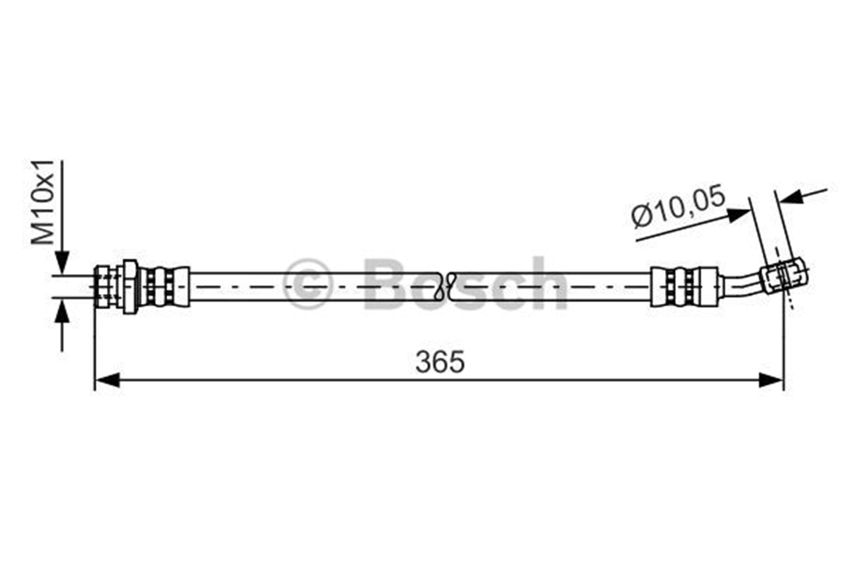 BOSCH 1987481456 - Fren Hortumu Arka - Kore Tucson/sportage