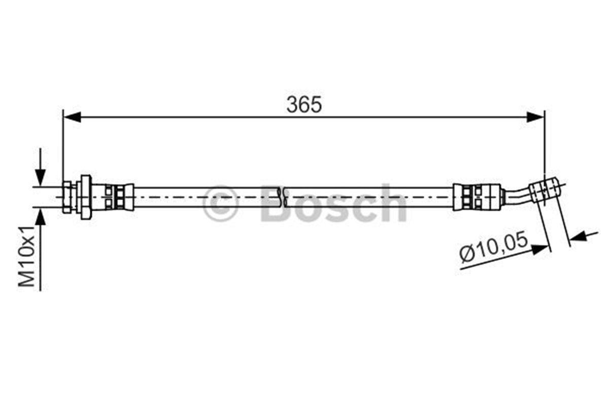 BOSCH 1987481499 - Fren Hortumu Arka - Kore Tucson/sportage