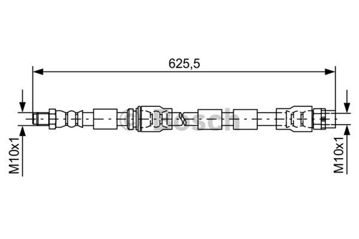 BOSCH 1987481589 - Fren Hortumu Ön - Bmw X5 E70-x5 F15-x5 M F85-x6 E71-x6 E72-x6 F16-x6 M F86