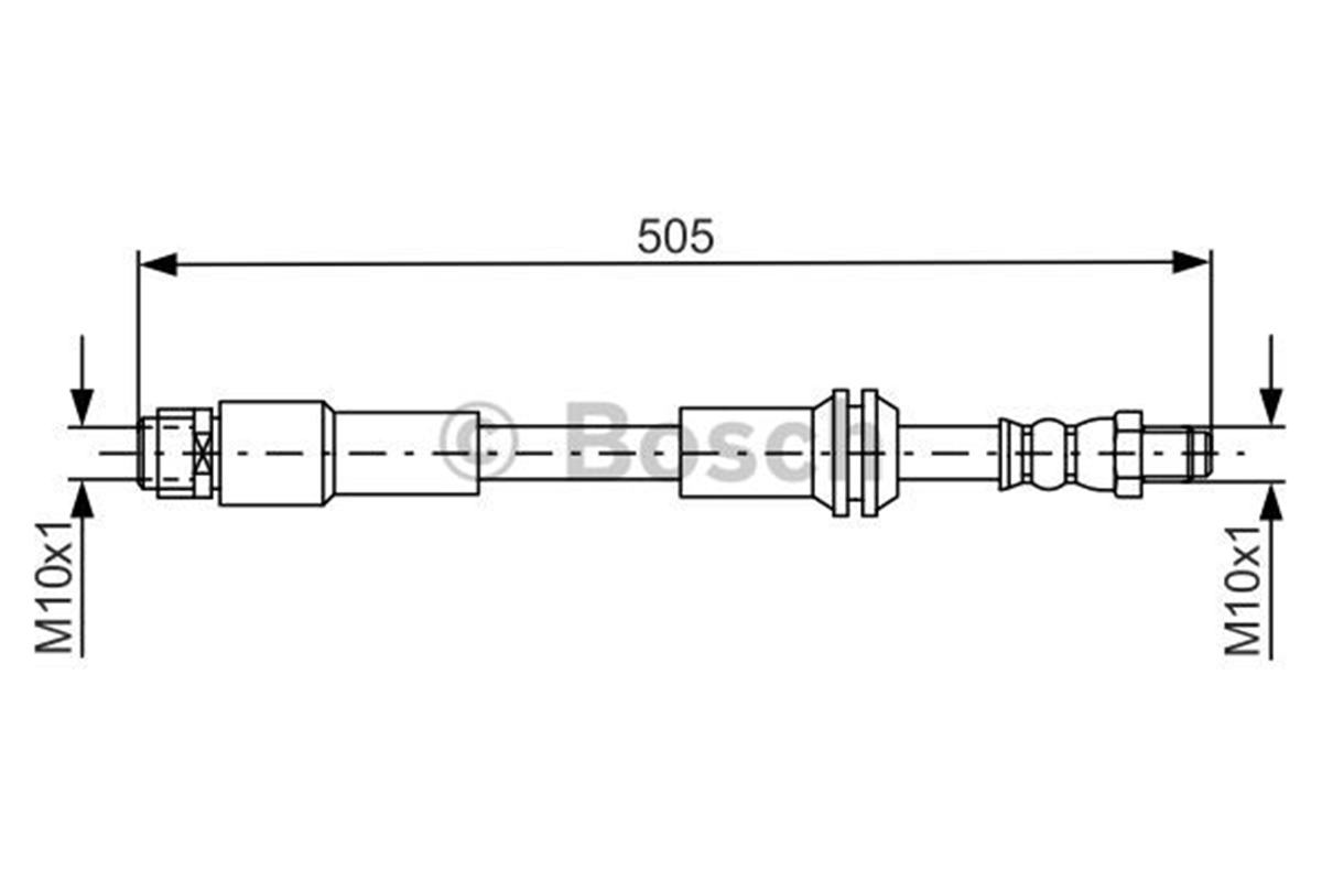 BOSCH 1987481675 - Fren Hortumu Ön - Mercedes 246-117-176