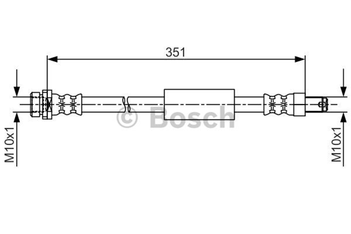 BOSCH 1987481705 - Fren Hortumu - Ford Transit V-362/63