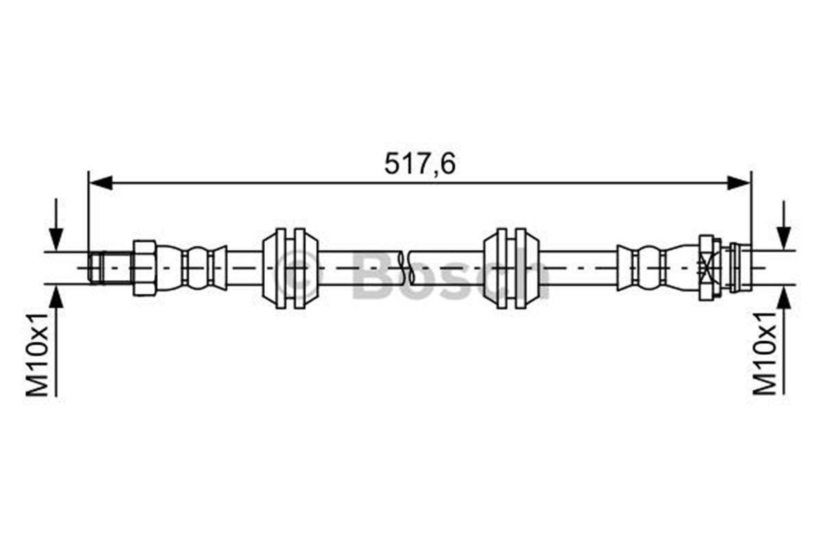 BOSCH 1987481731 - Fren Hortumu Arka - Bmw Freelander 2