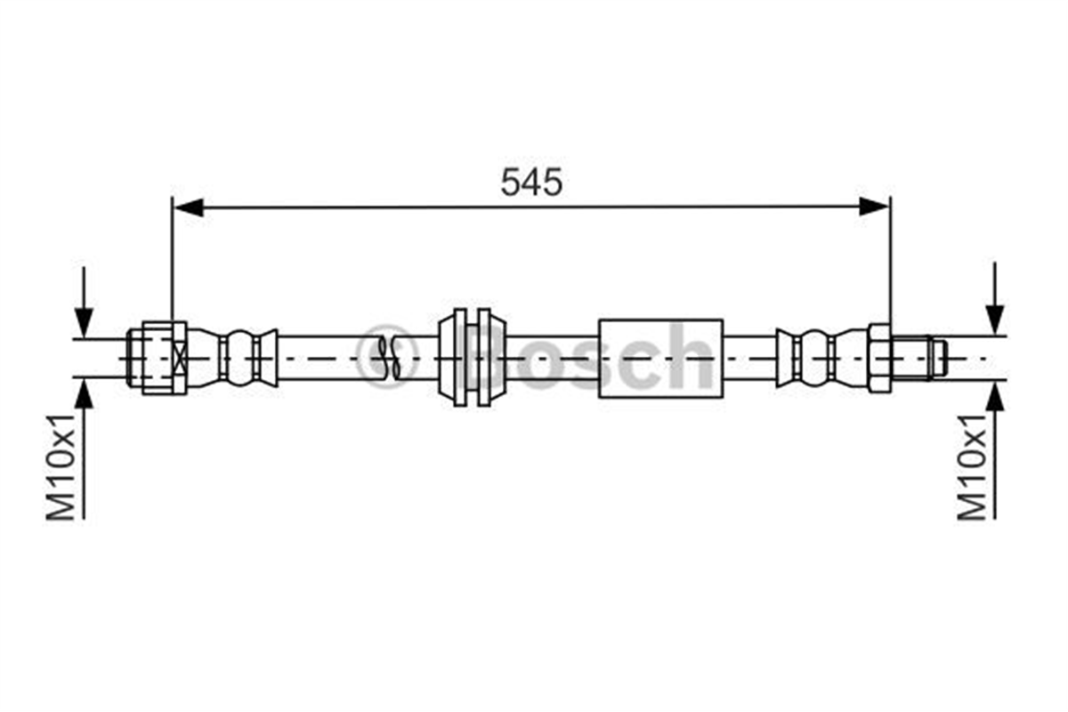 BOSCH 1987481745 - Fren Hortumu Ön - Mercedes W164