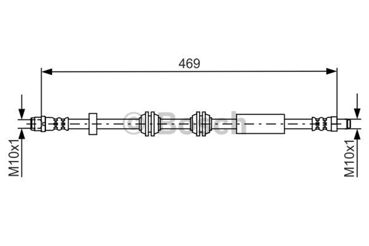BOSCH 1987481748 - Fren Hortumu Ön - Mercedes 205-213-238-cls257
