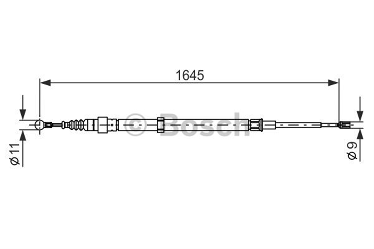 BOSCH 1987482191 - El Fren Teli - Vw Polo-ibiza-fabia