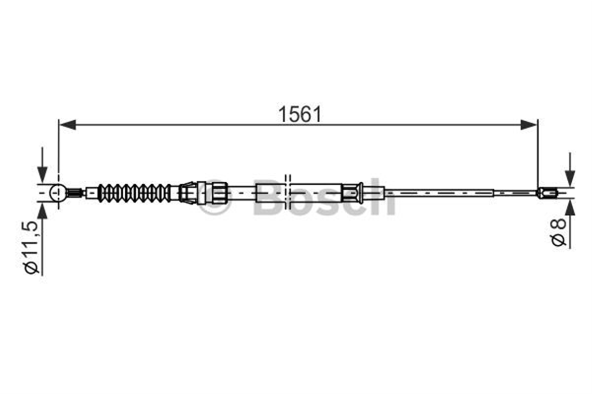 BOSCH 1987482264 - El Fren Teli - Vw Touran