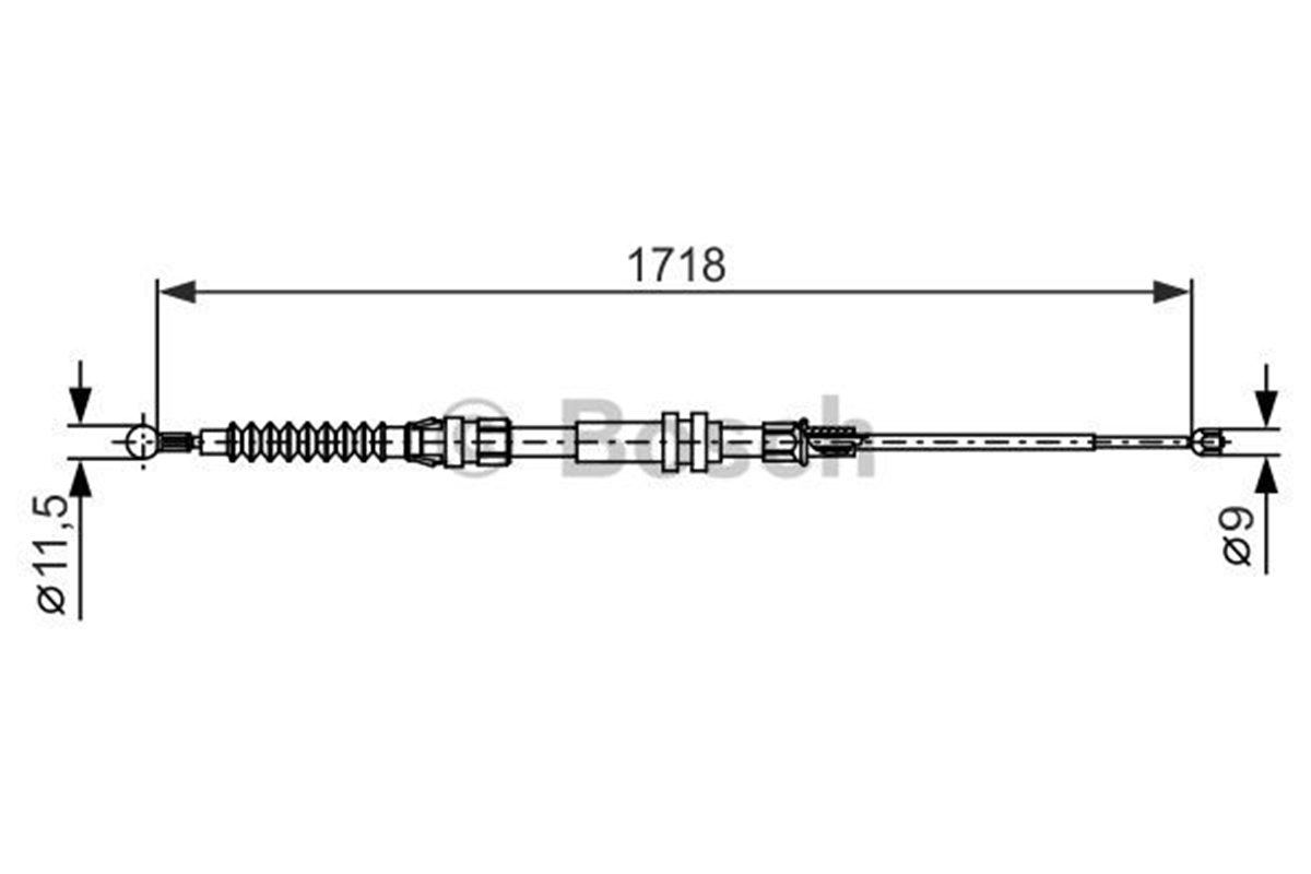 BOSCH 1987482378 - El Fren Teli - Vw Caddy