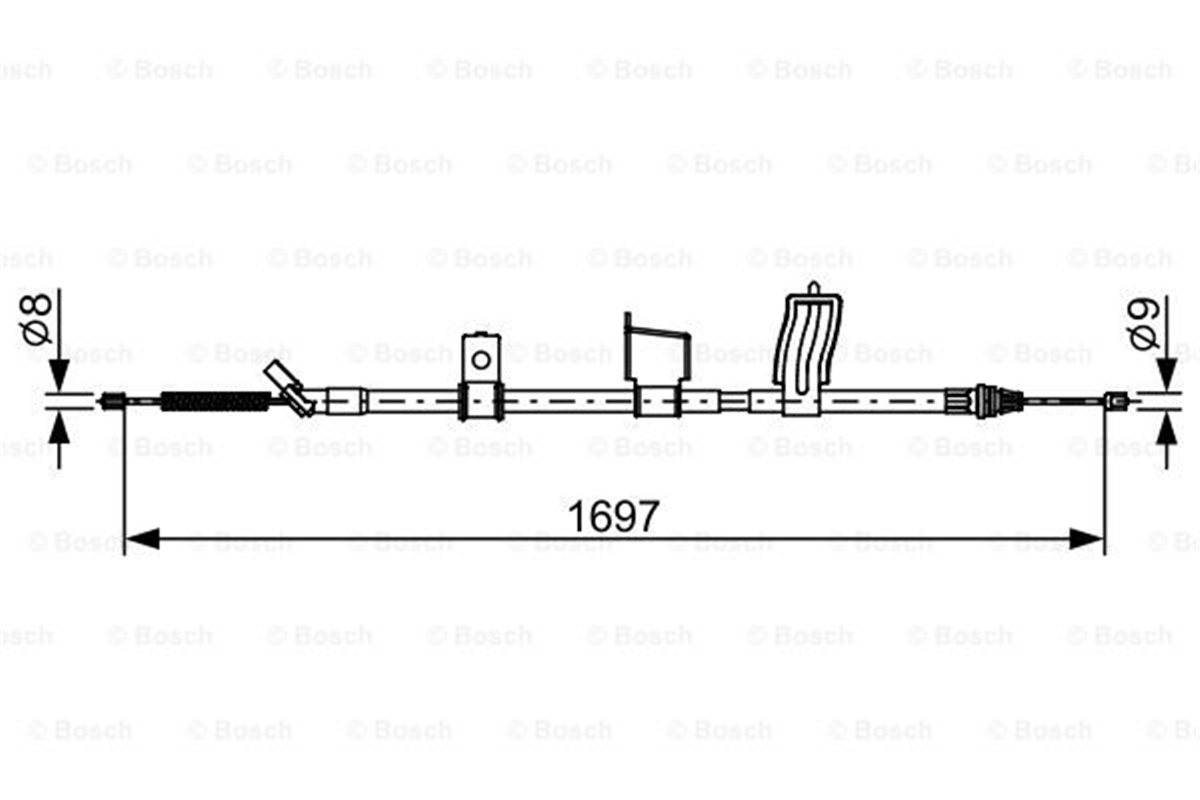 BOSCH 1987482628 - El Fren Teli Sol - Japon X-trail Ii