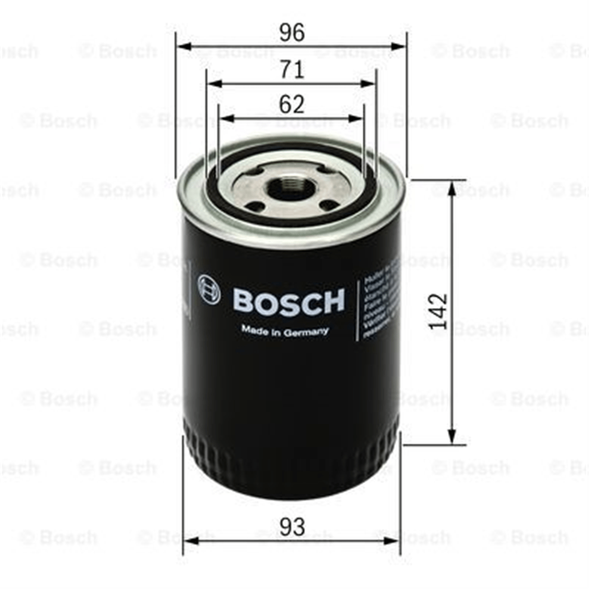 BOSCH F026407053 - Yag Filtresi - Fiat Ducato -boxer -jumper -daily