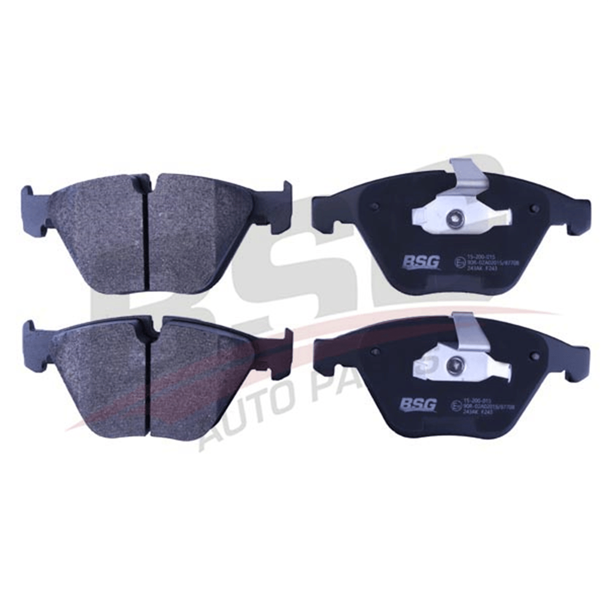 BSG 15-200-015 - Fren Balatasi Ön - Bmw E60-e60 Lci-e61-e61 Lci-e63-e63 Lci-e64-e64 Lci