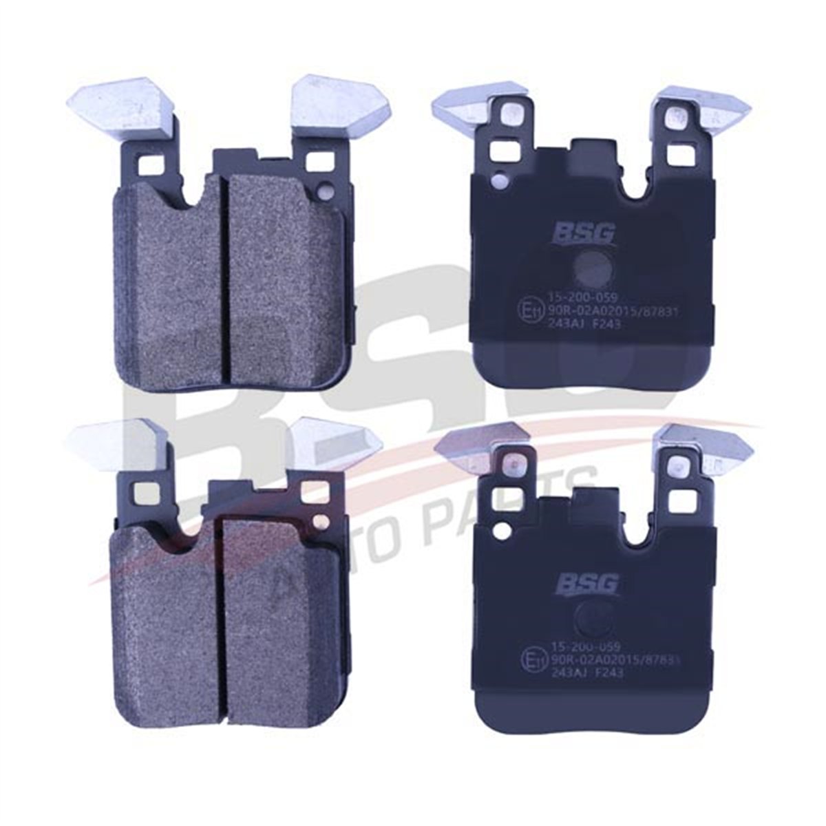 BSG 15-200-059 - Fren Balatasi Arka - Bmw F20-f21-f22-f23-f30-f31-f34-4f32-f33-f36 ( M )