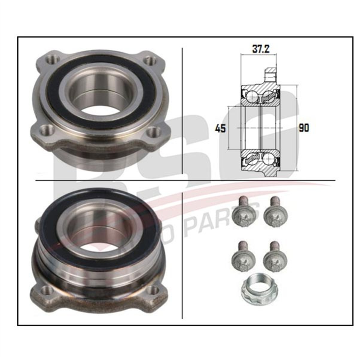 BSG 15-600-013 - Porya Arka - Bmw E39-e60-e60 Lci