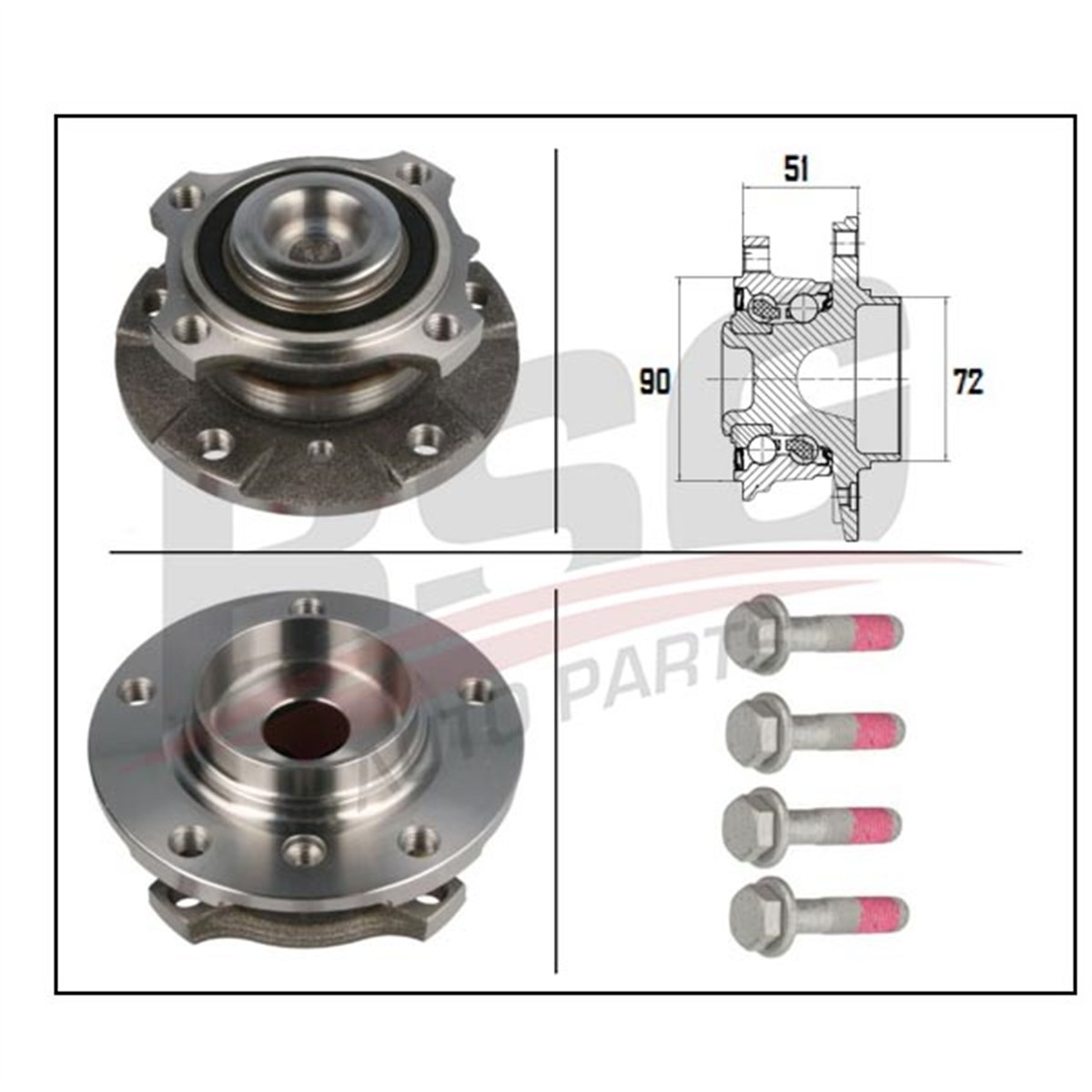 BSG 15-600-015 - Porya Ön - Bmw E60-e61-e63-e64