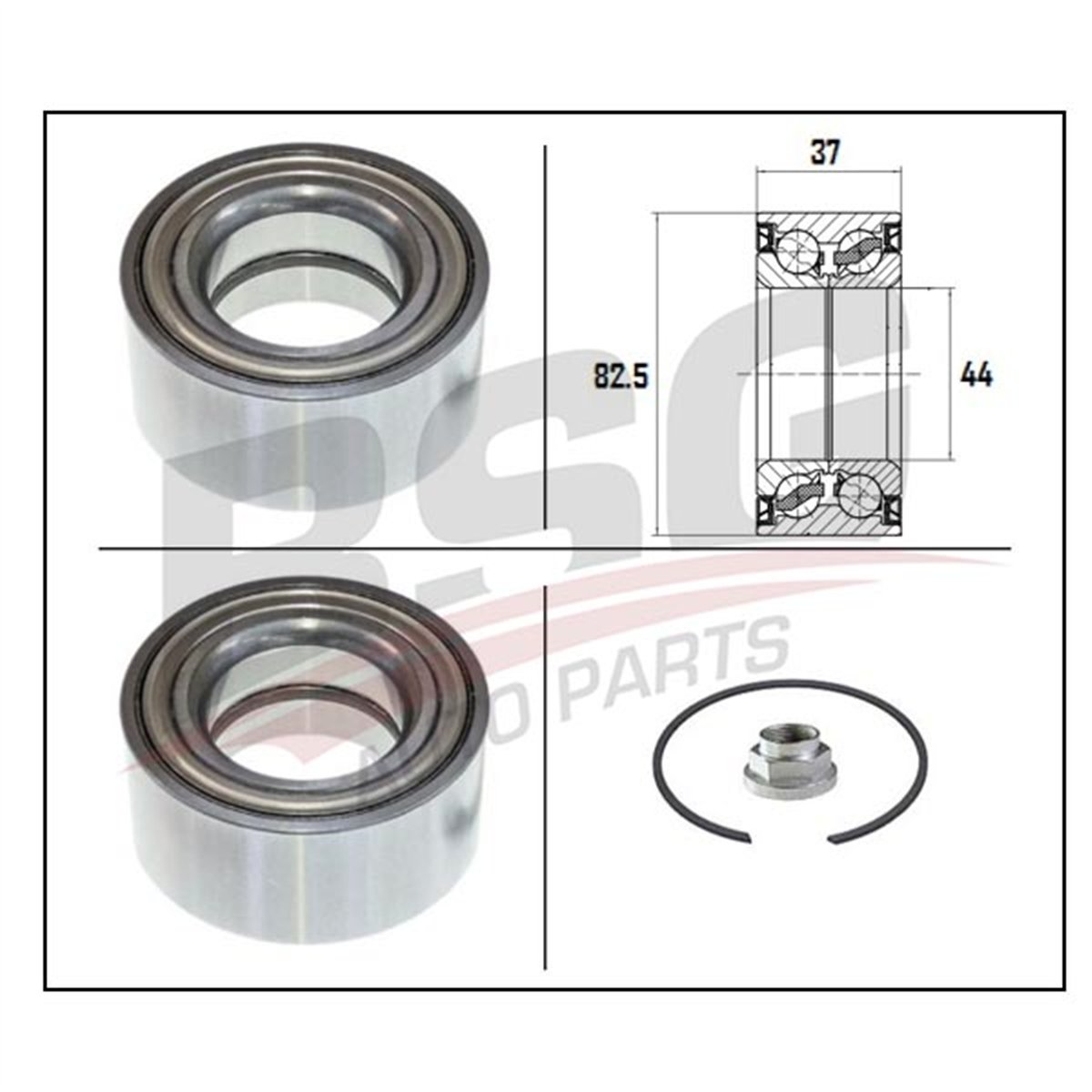 BSG 15-605-025 - Teker Rulmani - Bmw Freelander 1