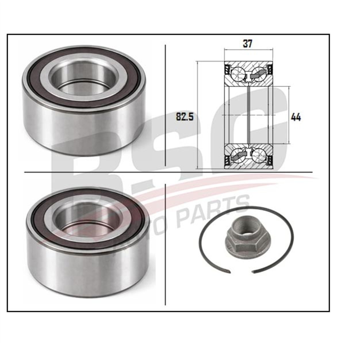 BSG 15-605-026 - Teker Rulmani - Bmw Freelander 1 - 2
