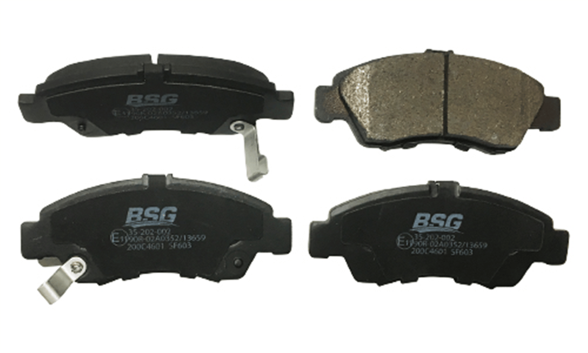 BSG 35-200-007 - Fren Balatasi Ön - Japon Civic (eg, Eh) : Civic (ej, El) 1.4 96-00 : Jazz (gd) 02-08 : City (ge) 06-08