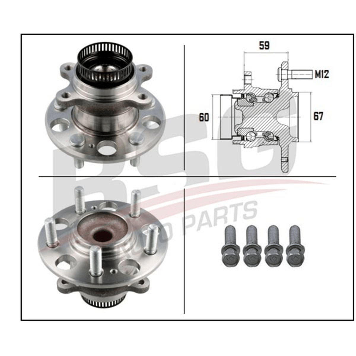BSG 40-600-014 - Porya Arka - Kore Elantra/i30/ceed