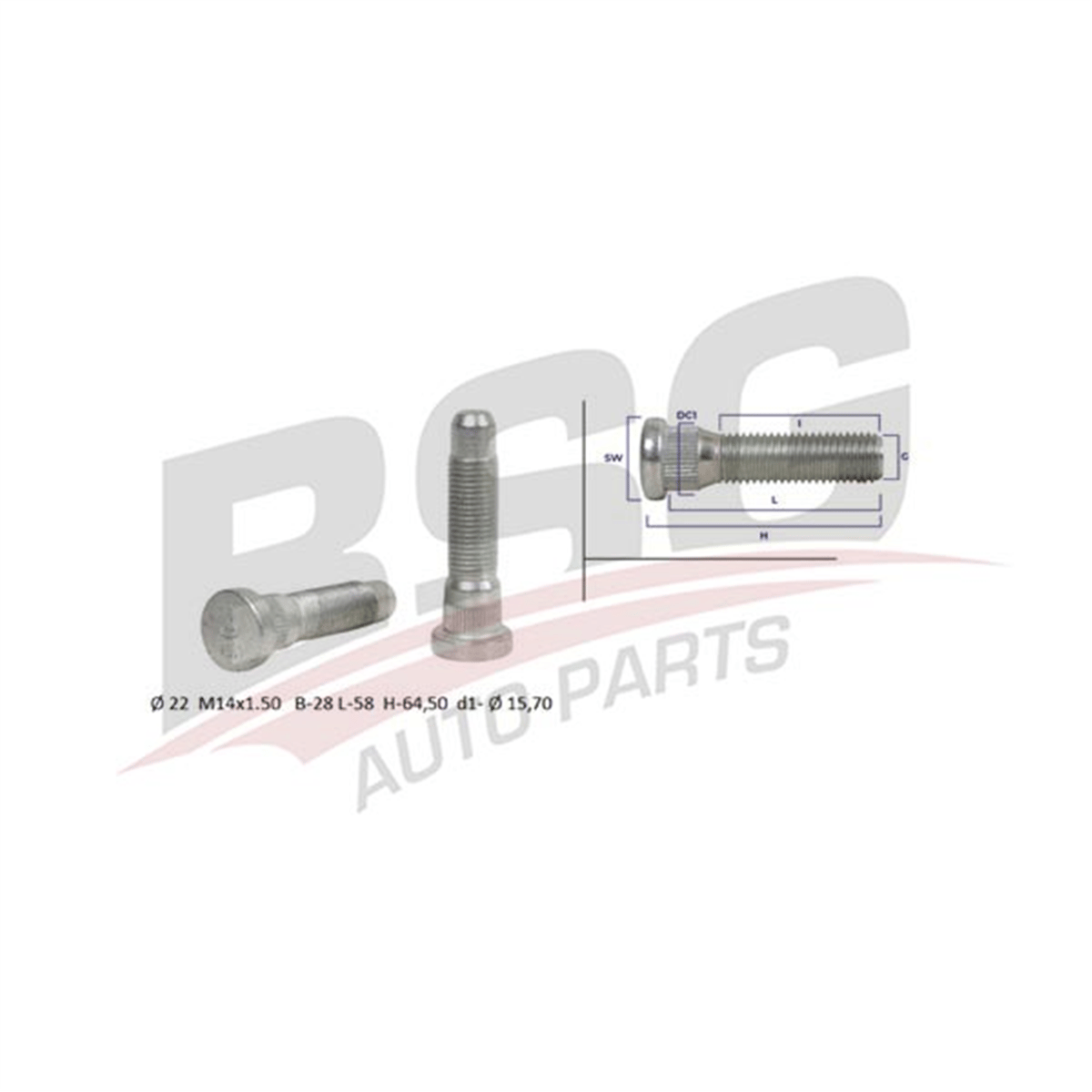 BSG 65-230-009 - Saplama - Opel Insignia A-b