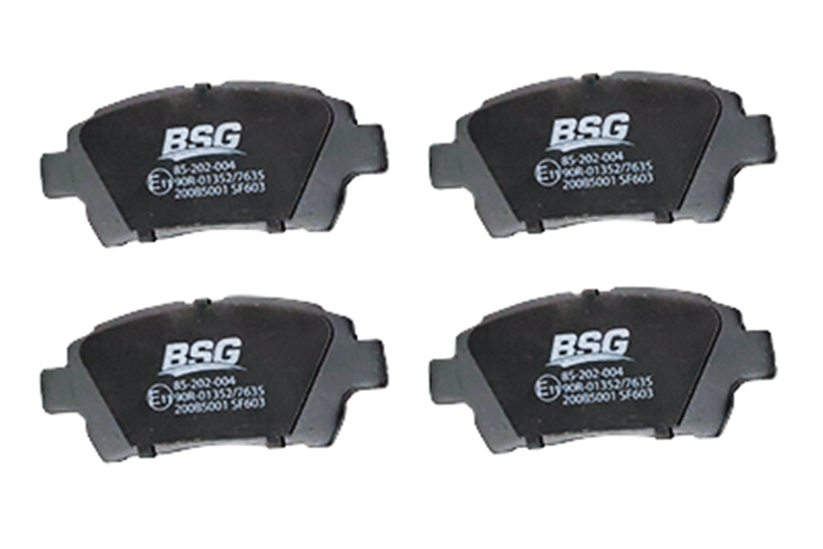 BSG 85-200-017 - Fren Balatasi Ön - Japon Yaris (p1) (+abs) : Verso (e12) 1.6 02-03 : Prius (w2) 03-09