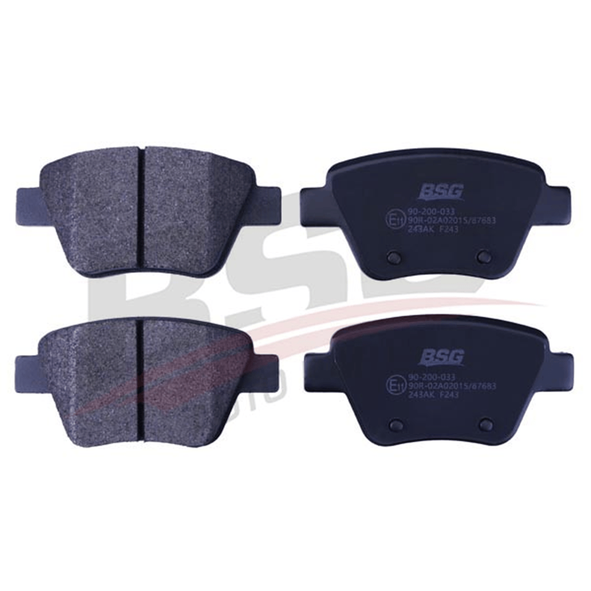 BSG 90-200-033 - Fren Balatasi Arka - Vw Caddy-golf6-jetta-a3
