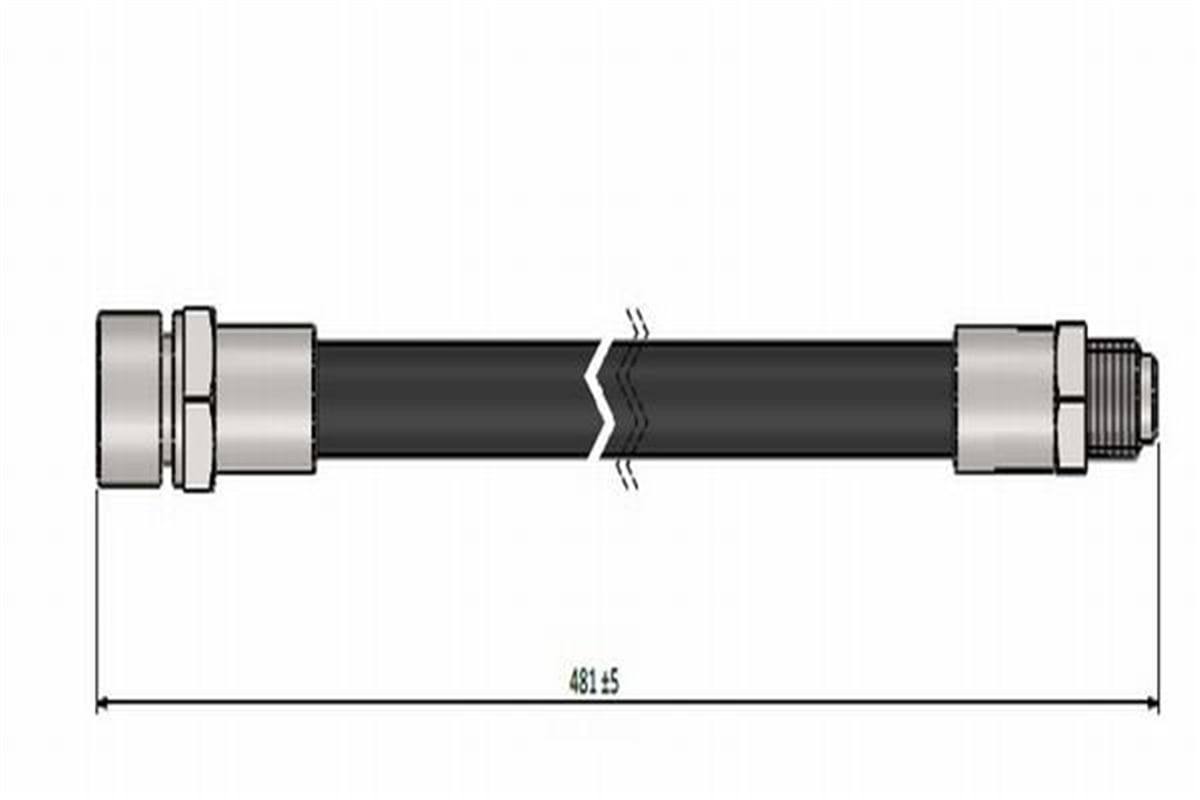 CAVO 670A - Fren Hortumu Arka - Mercedes G Serisi 460-461-463