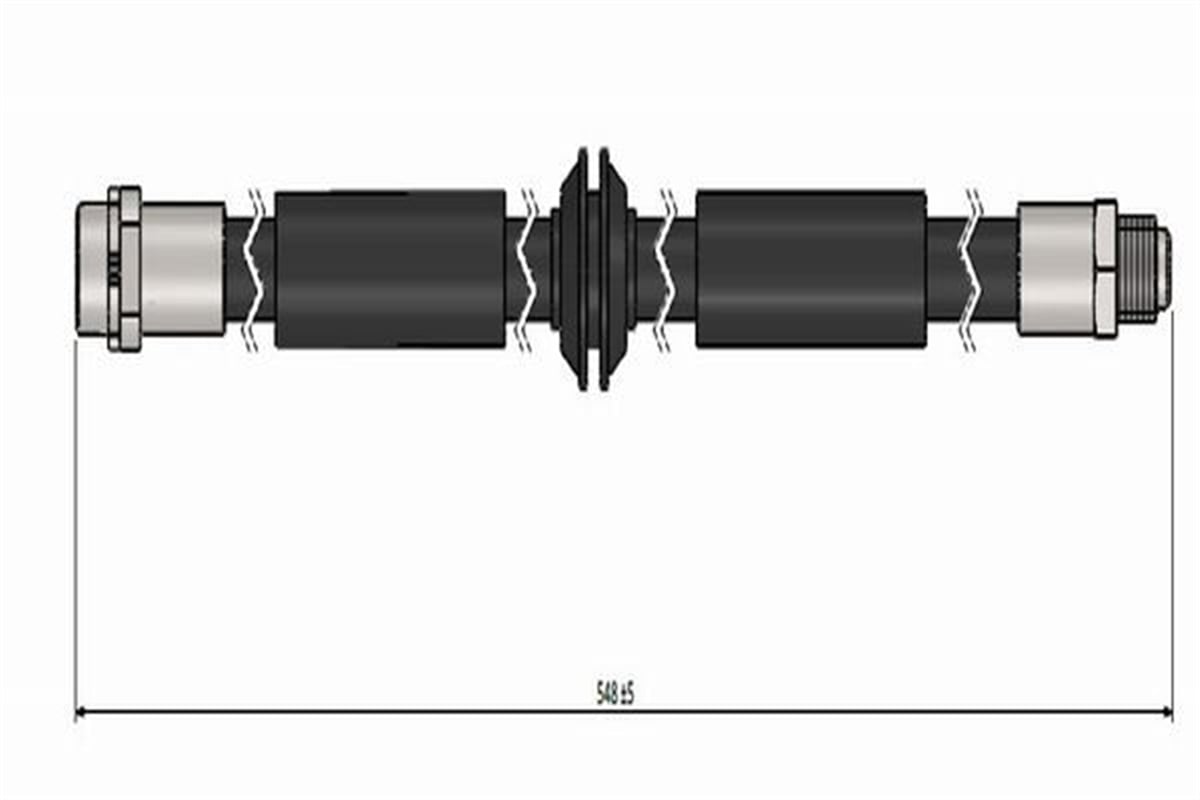 CAVO 885A - Fren Hortumu Ön - Bmw Mini R55-r56-r57-r58-r60
