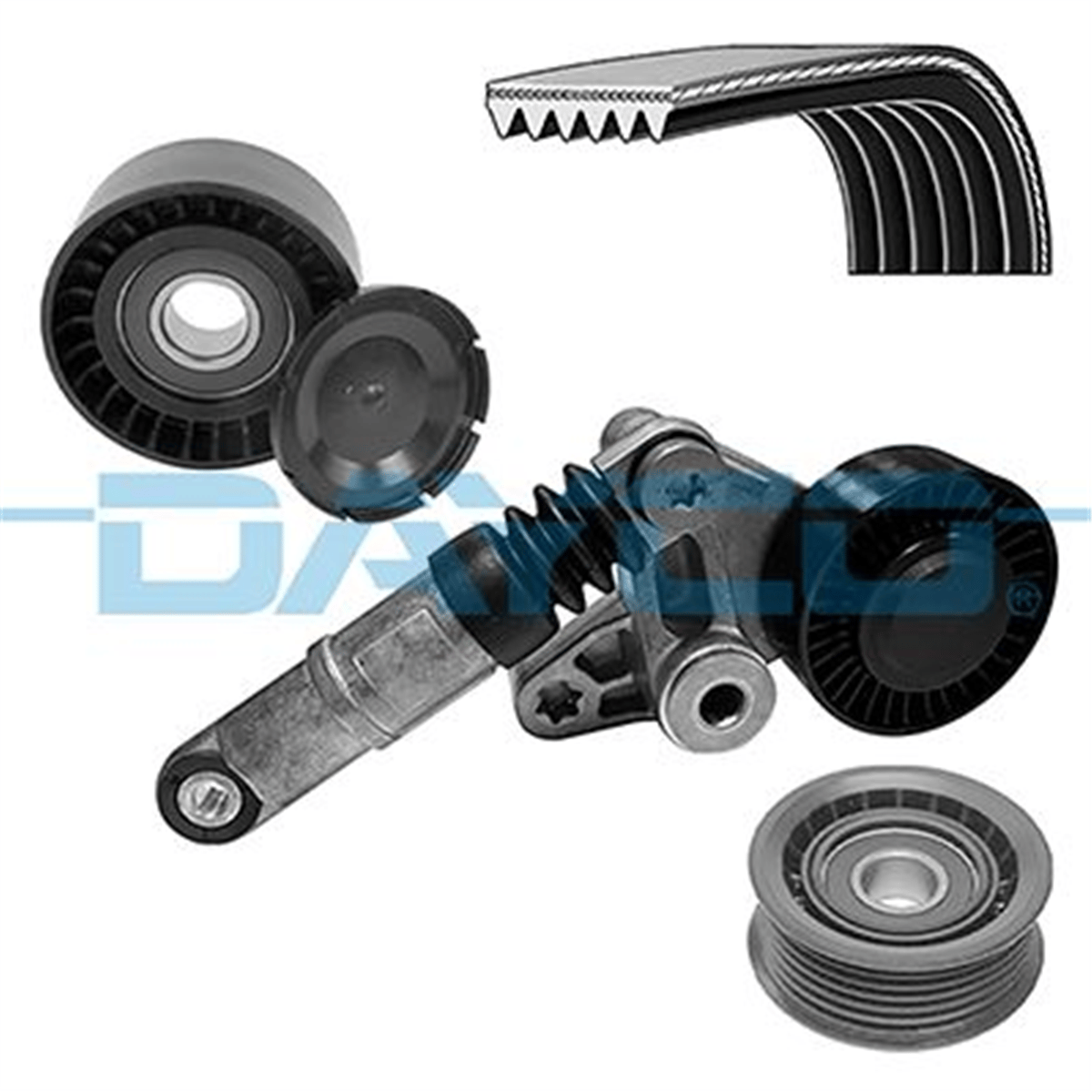DAYCO KPV736 - V Kayis Seti - Vw Touareg-q7-a6-cayenne
