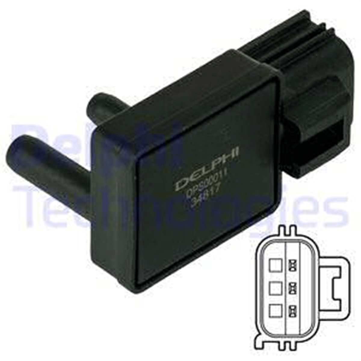 DELPHI DPS00011 - Egzos Basinç Sensörü - Ford Focus/ Psa/mazda/volvo