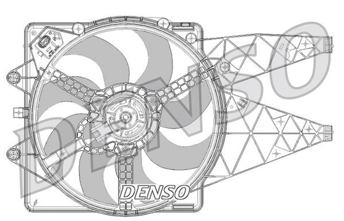 DENSO DER09094 - Fan Motoru - Fiat G.punto