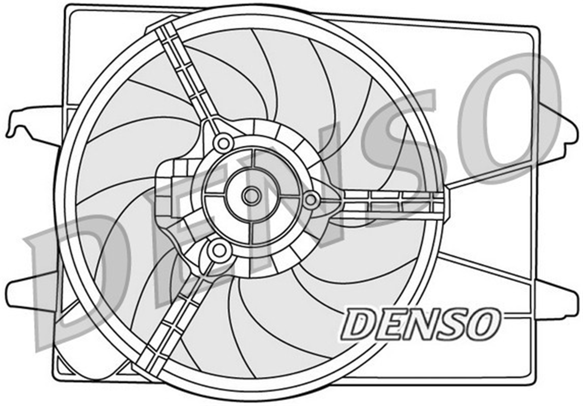 DENSO DER10003 - Fan Motoru - Ford Fiesta V Fusion Mazda Ii Iii