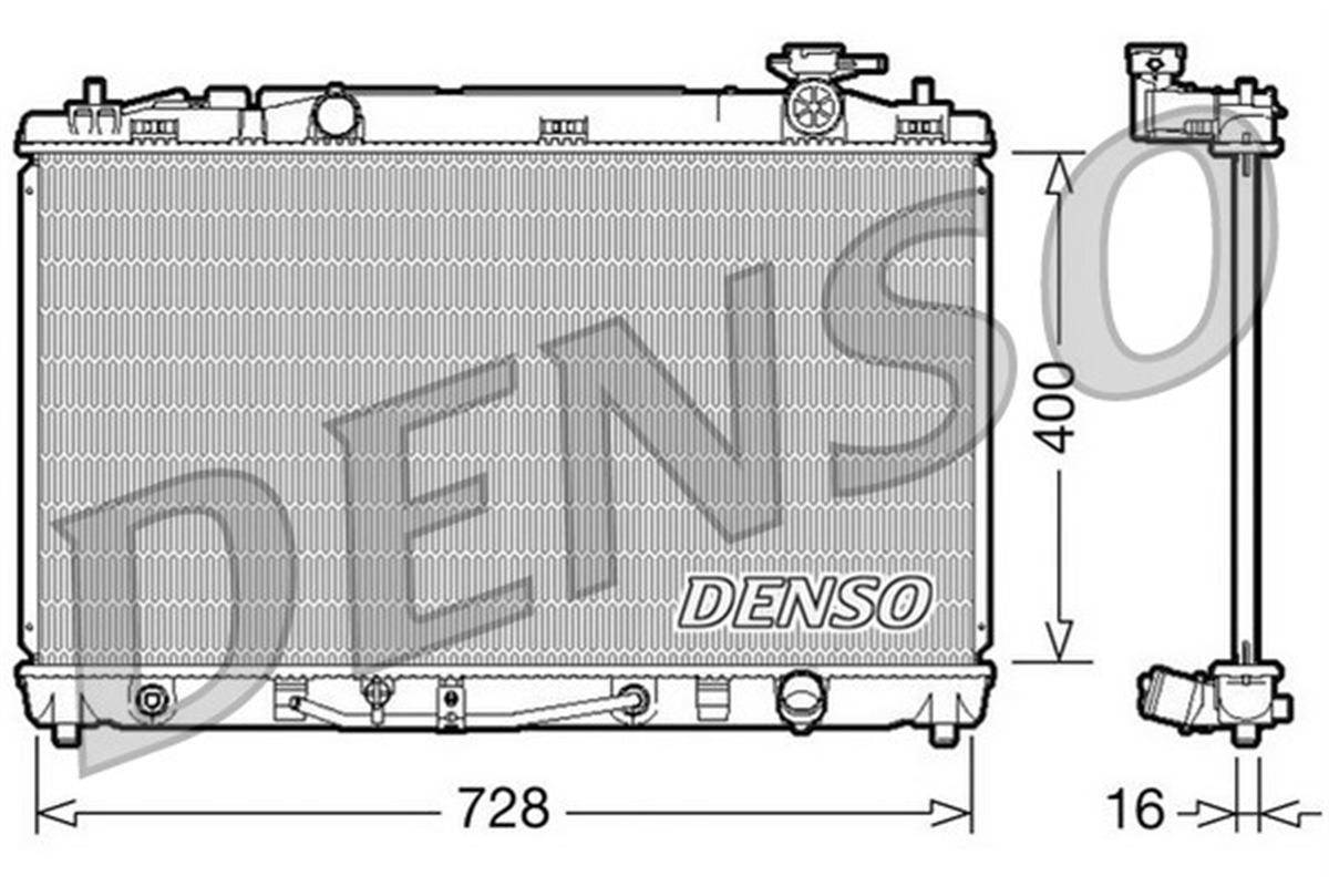 DENSO DRM50042 - Su Radyatörü - Japon Camry (v4)