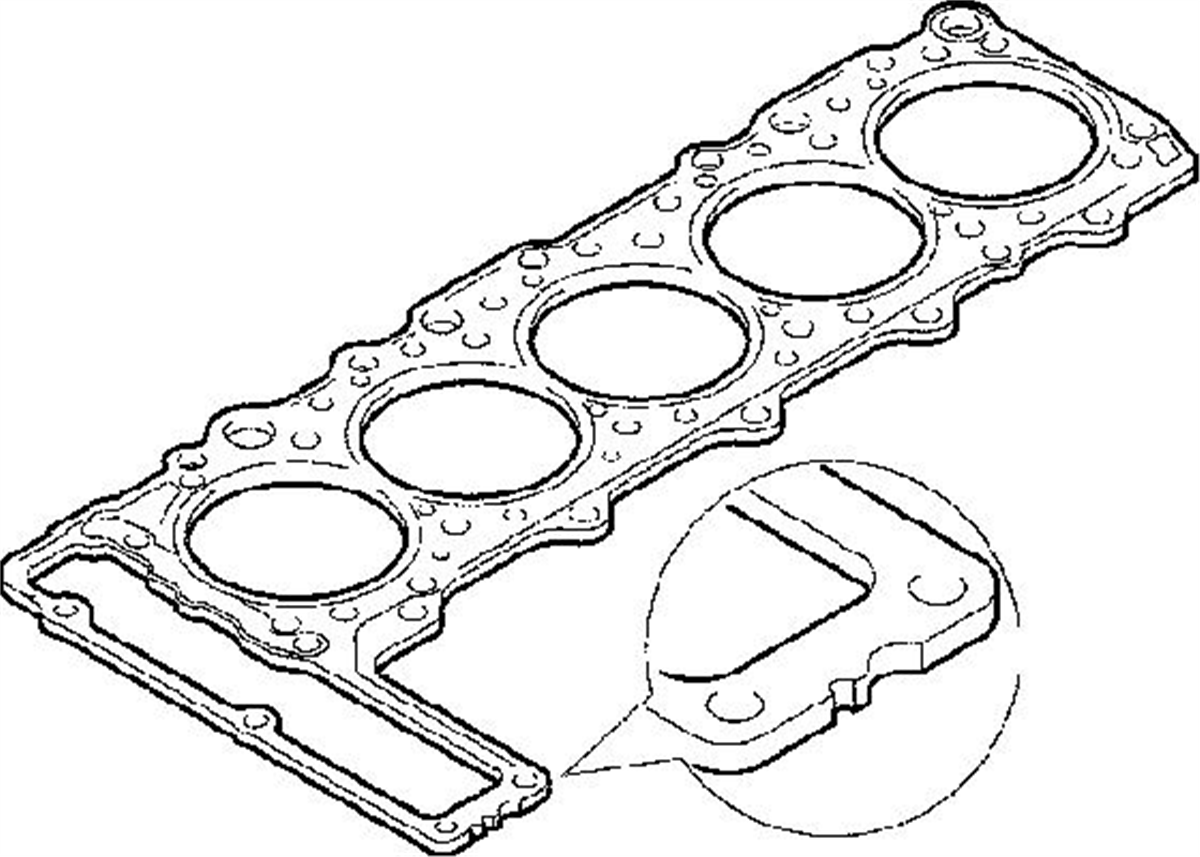 ELRING 913.864 - Silindir Kapak Contasi - Mercedes Sprt.312.d