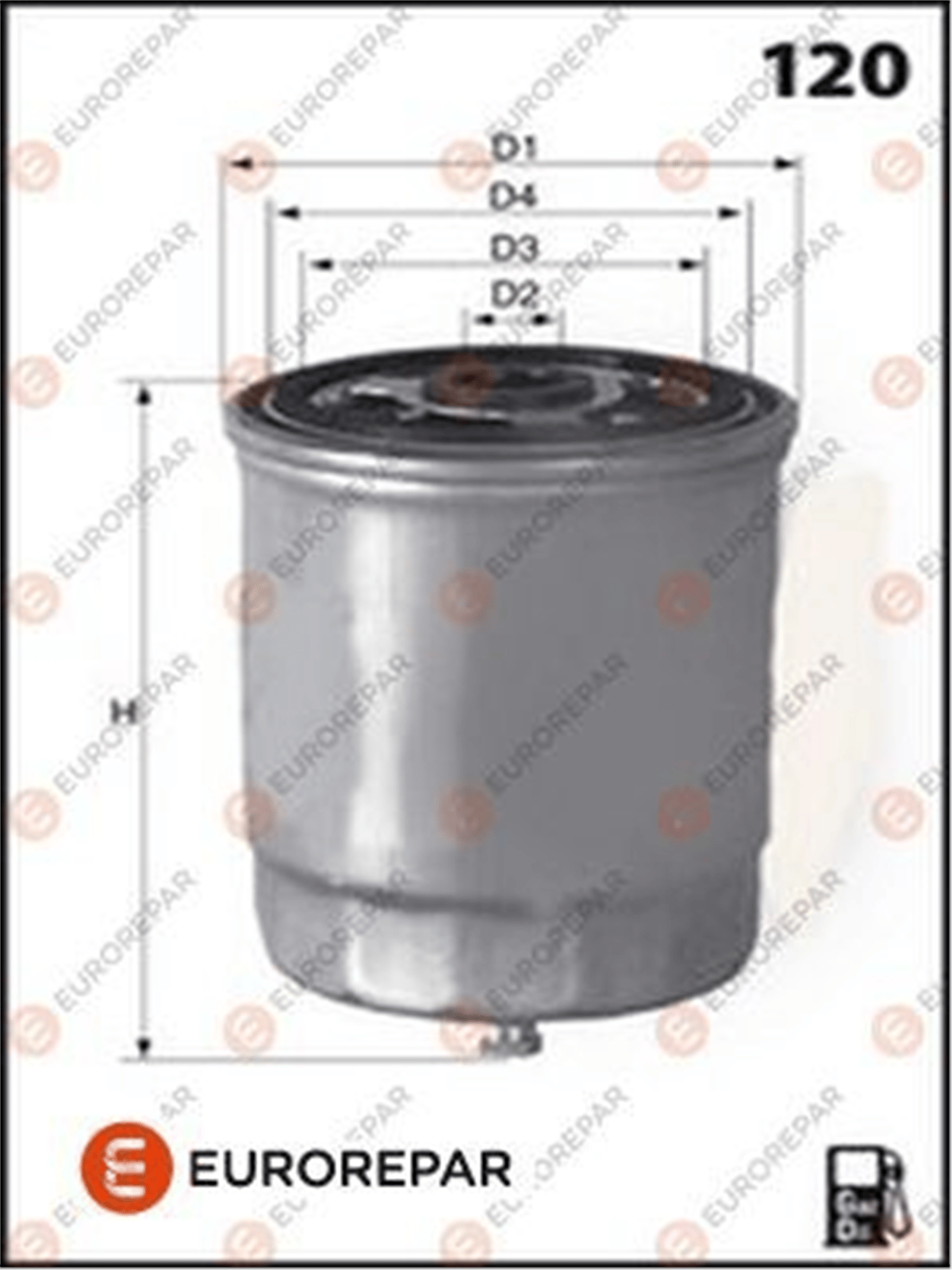 EUROREPAR 1609692280 - Yakit Filtresi - Kore 