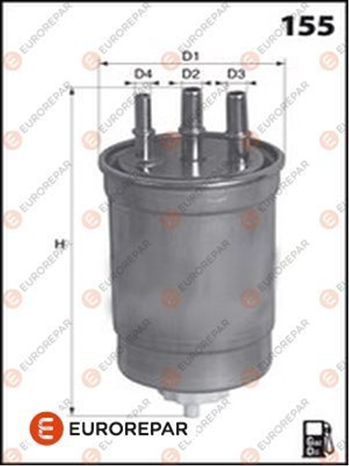 EUROREPAR 1611658880 - Yakit Filtresi - Renault Logan/sandero