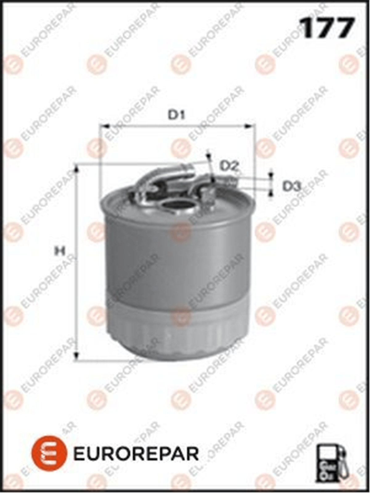 EUROREPAR 1613723980 - Yakit Filtresi - Mercedes Sprt 315-515-vito 639