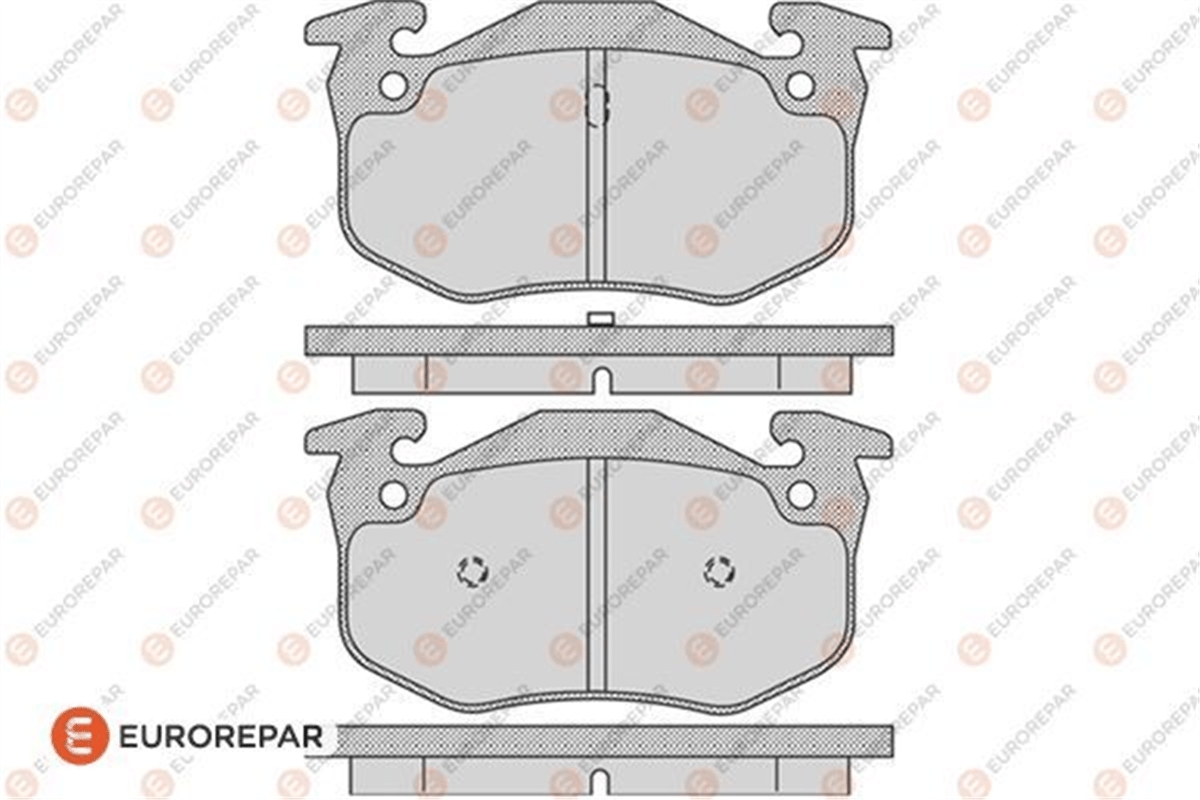 EUROREPAR 1617247880 - Fren Balatasi Arka - Renault 106/205gti/206/saxo/xsara