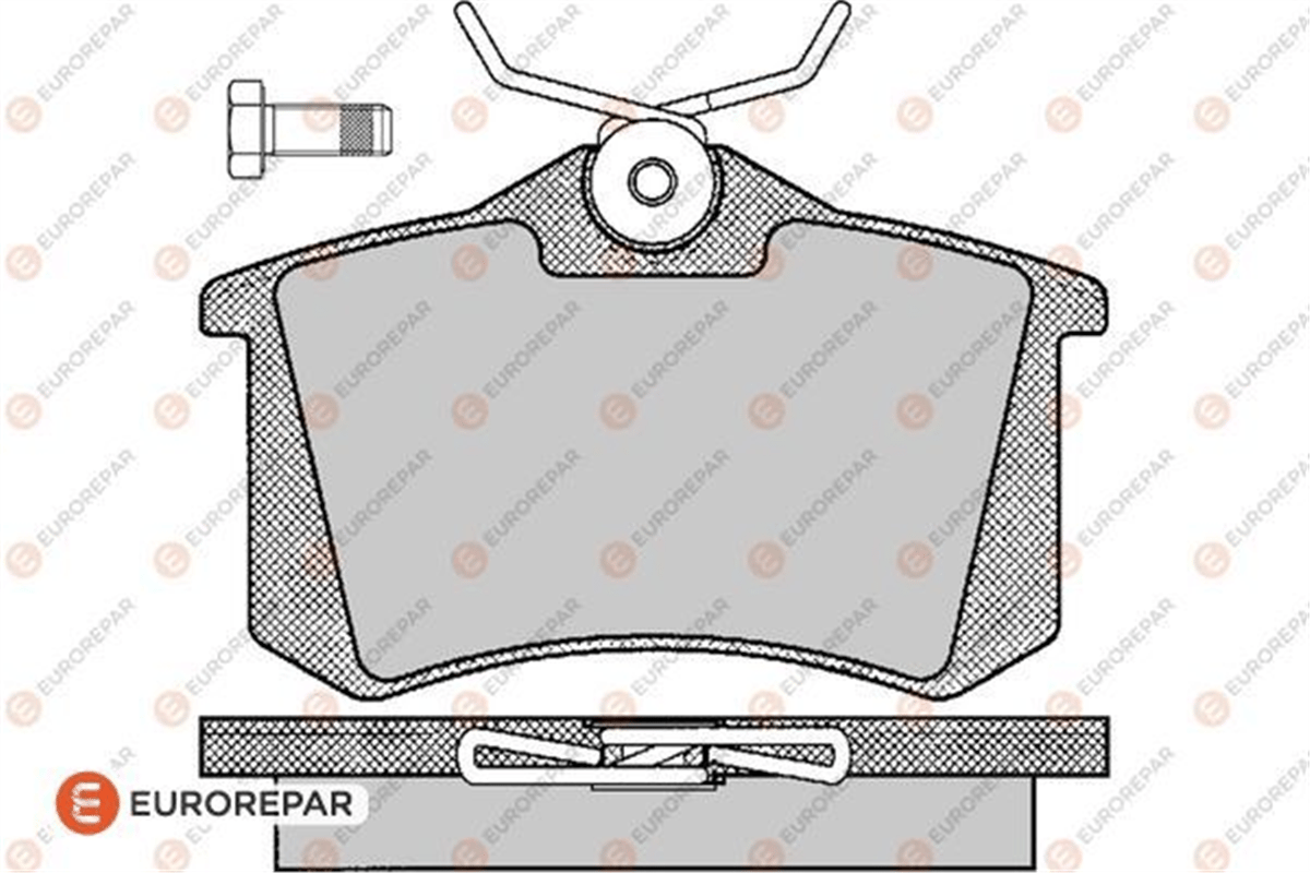 EUROREPAR 1617249980 - Fren Balatasi Arka - Vw Golf3-golf4-golf5-jetta-passat-a3-toledo-octavia