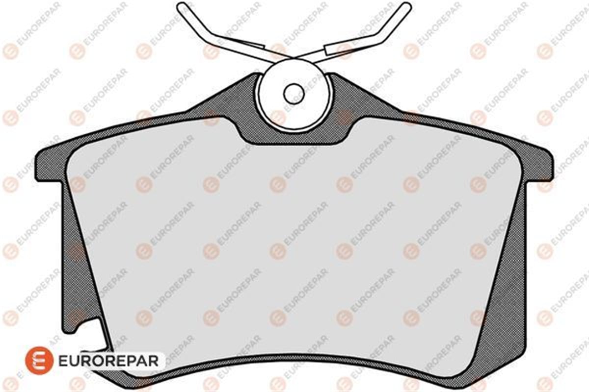 EUROREPAR 1617250080 - Fren Balatasi Arka - Vw Golf3-golf4-golf5-jetta-passat-a3-toledo-octavia