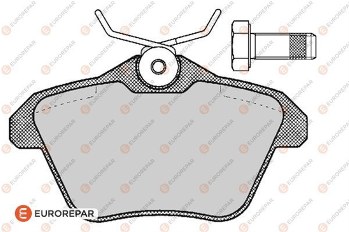 EUROREPAR 1617250680 - Fren Balatasi Arka - Fiat Alfa Romeo 156, 164, 166 / Lancia K(kappa)