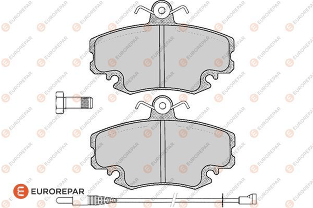 EUROREPAR 1617250880 - Fren Balatasi Ön - Renault Clio/thalia/megan/r9/r19/logan