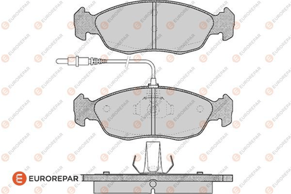 EUROREPAR 1617252380 - Erp Fren Balata Tk - Psa 106/306