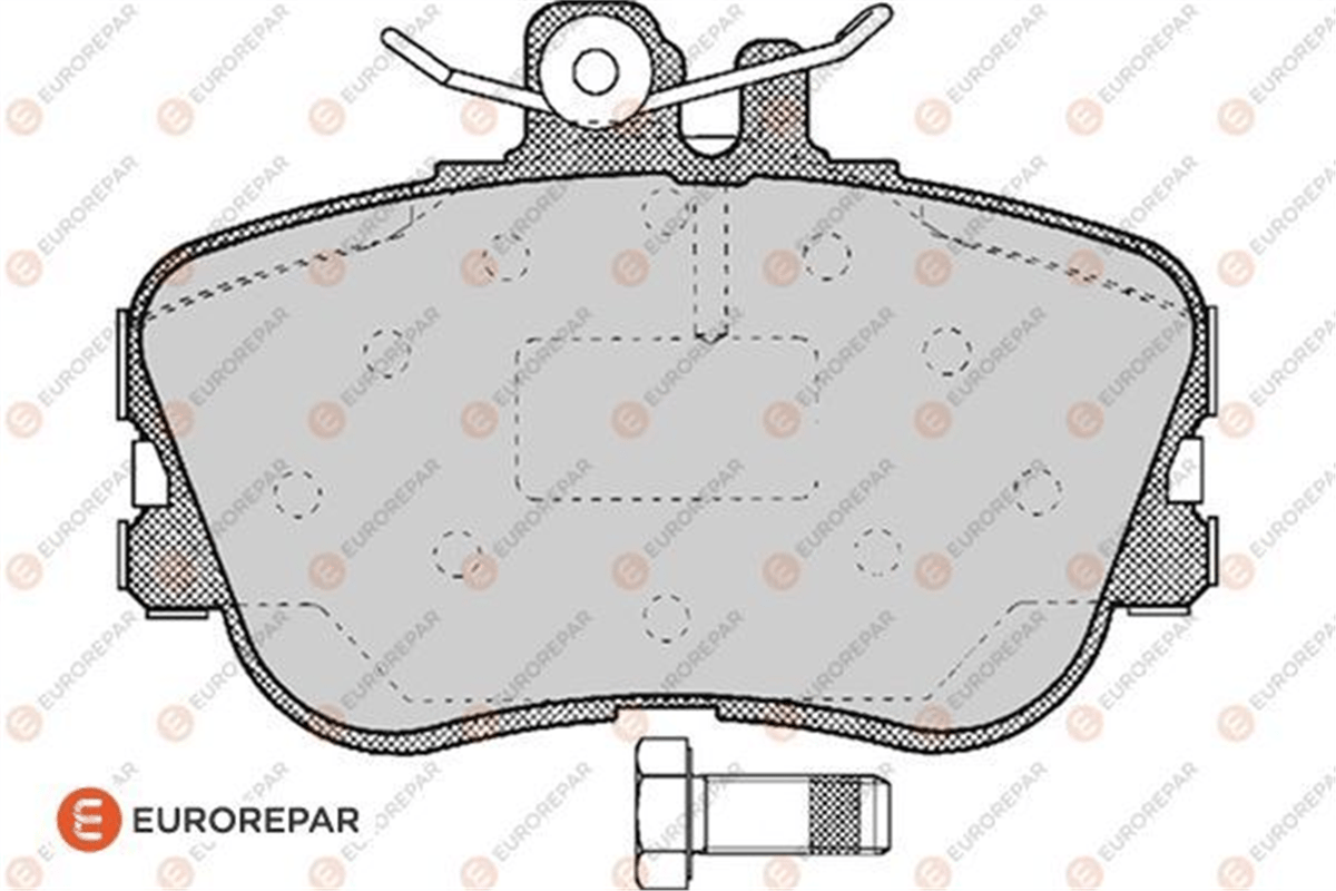 EUROREPAR 1617252580 - Fren Balatasi Ön - Mercedes W202