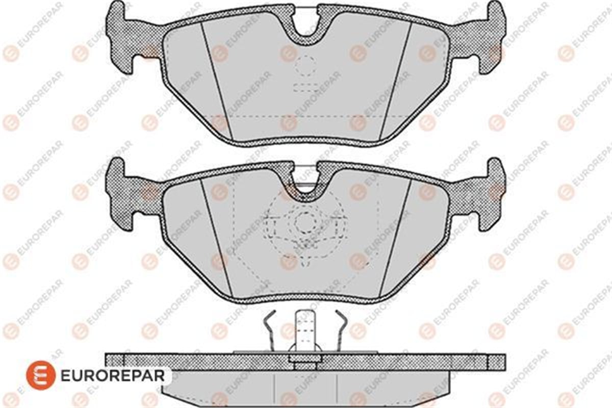 EUROREPAR 1617255480 - Fren Balatasi Arka - Bmw E34